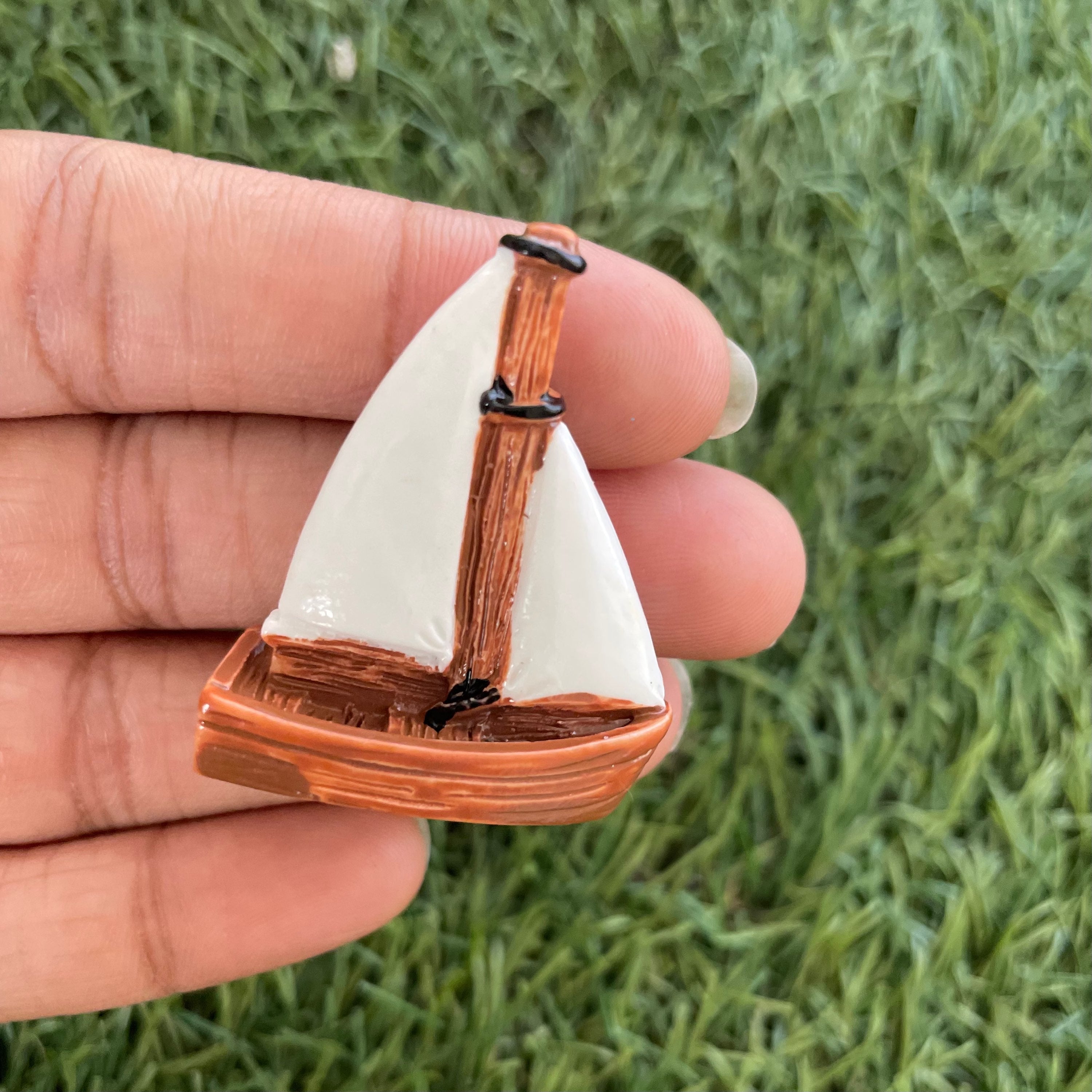 Wooden Sail Boat miniature 91 image 1