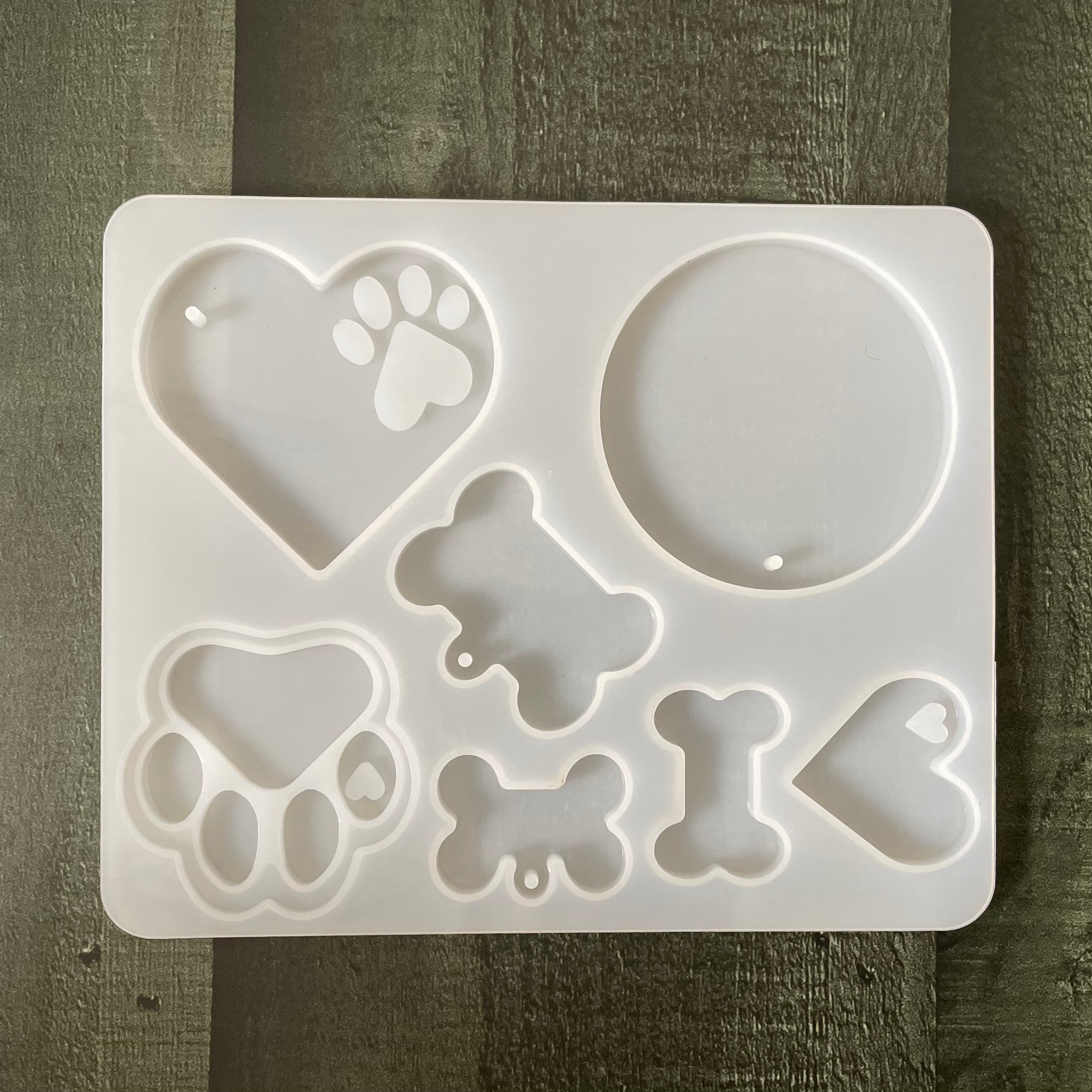 7 in 1 dog tag, keychain & pendant mould image 0